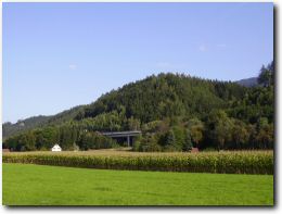 Alter Kalvarienberg = Aktueller Windischberg bei Ausgang Pelzgraben